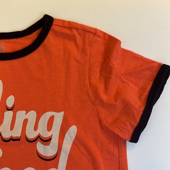 Gymboree Boys T-Shirt Feeling Good Ringer Tee Like New Large Size 10/12 - Picture 3 of 5